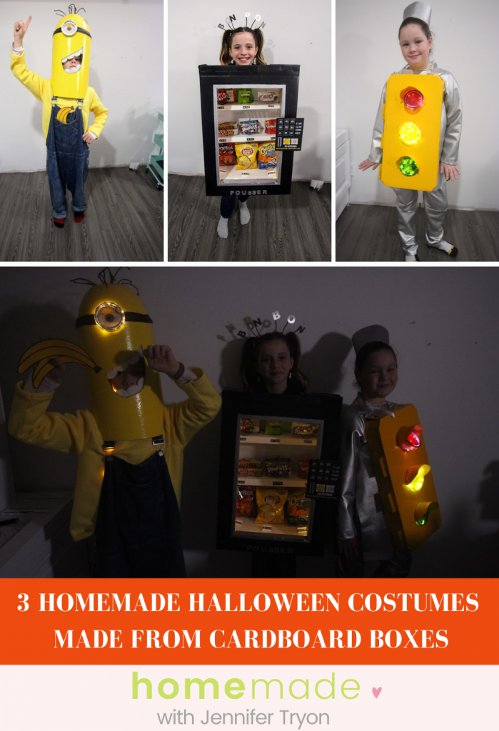 3 HomeMade Halloween Costumes Made From Cardboard Boxes