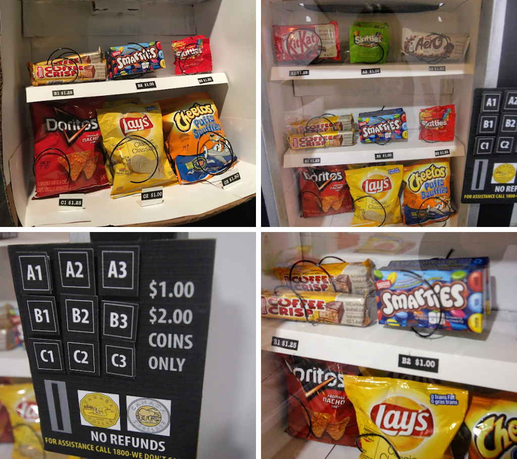 filling up vending machine DIY